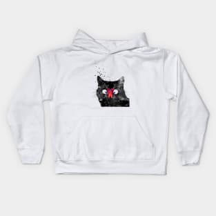 Cat and butterfly Kids Hoodie